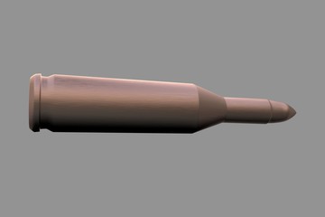 Bullet 3D render