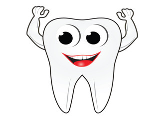 tooth cartoon