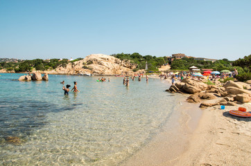 Fototapeta na wymiar plage de Capriccioli en Sardaigne