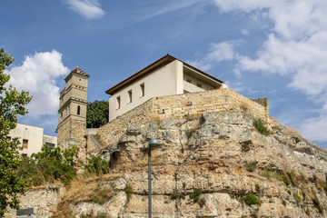 Fototapeta na wymiar Ruinas de la muralla y del Alcazar de Salamanca, España 