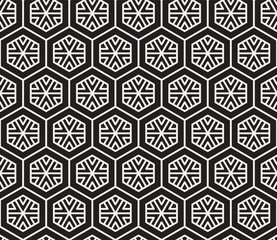 Vector seamless pattern. Modern stylish abstract texture. Repeating geometric tiles