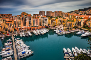 Apartment Buildings at Port de Fontvieille in Monaco