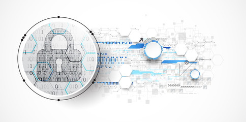 Obraz premium Protection mechanism, system privacy (GDPR).