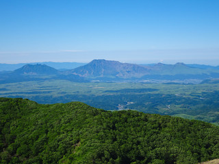 Obraz premium Blue Ridge Mountains in Japan