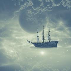 Obraz premium Sky ship