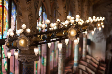 Lamp in Palau de la Musica