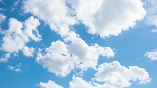 4K・青空・雲・タイムラプス