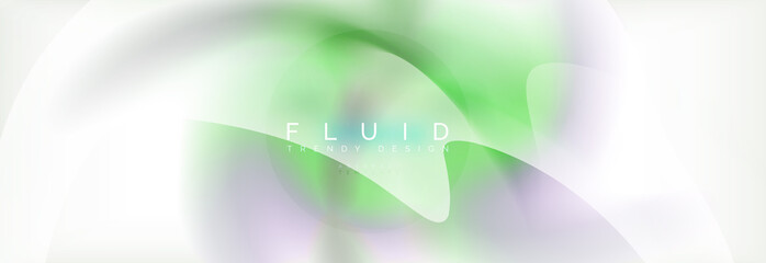 Naklejka premium Abstract background holographic liquid colors design