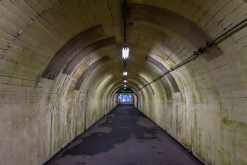 Fototapeta premium Kurobe dam tunnel