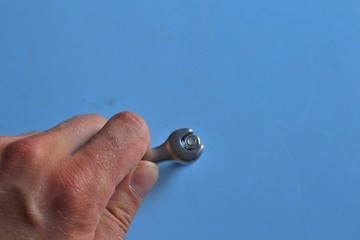 Wrench in hand