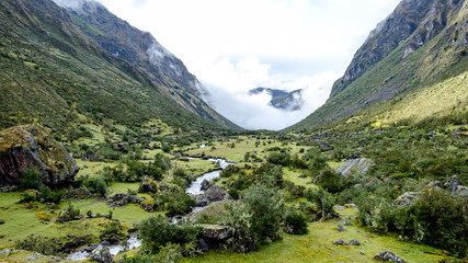 Naklejka premium Valley in the mountains