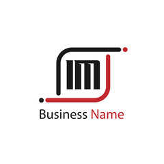 Initial Letter IM Logo Template Design