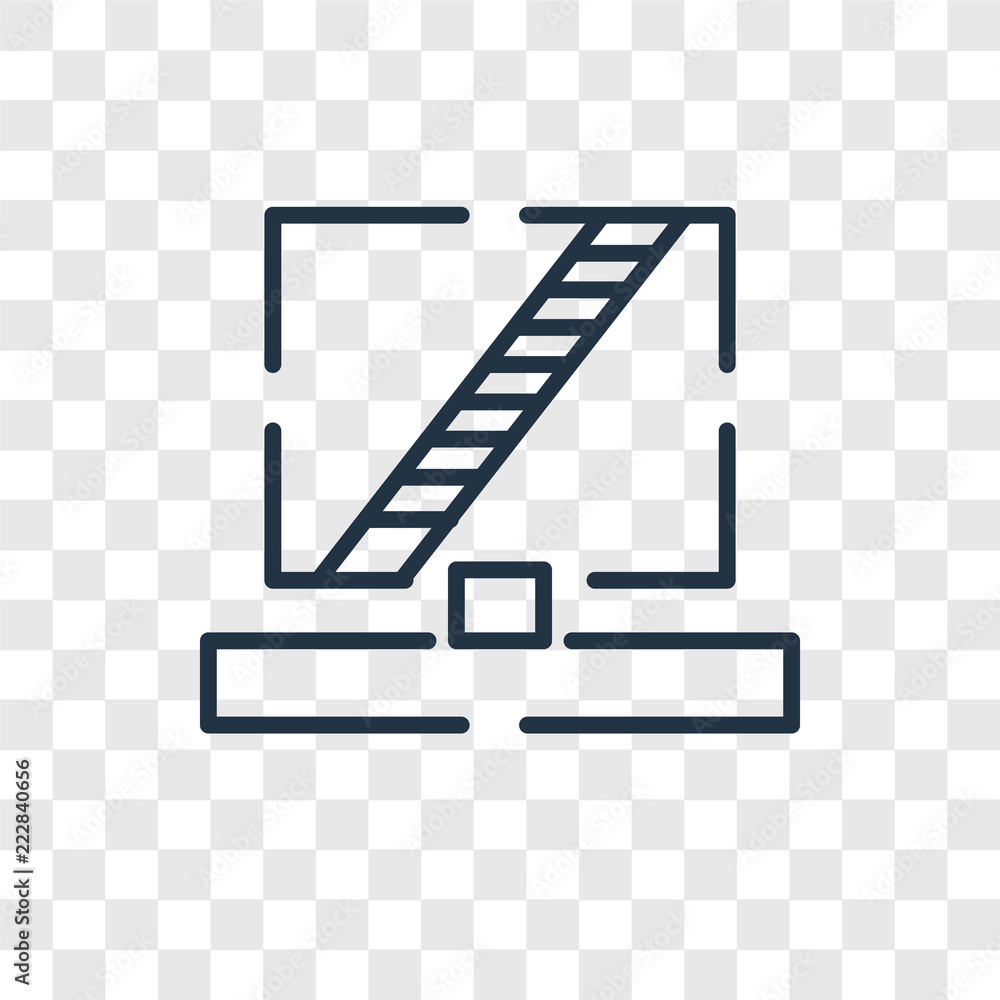 Poster access vector icon isolated on transparent background, access logo design