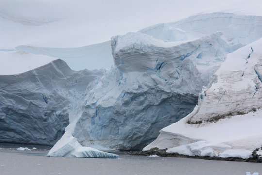 Antarktis- Gletscher