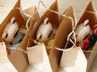 мишки в упаковке