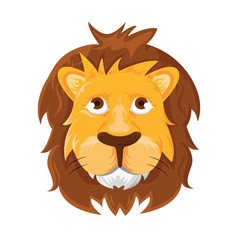 Lion Head - Vector Illustration 