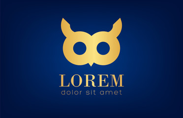 owl logo vector