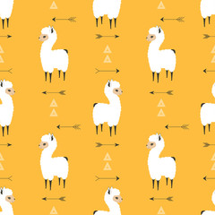 seamless pattern llama © StockVector