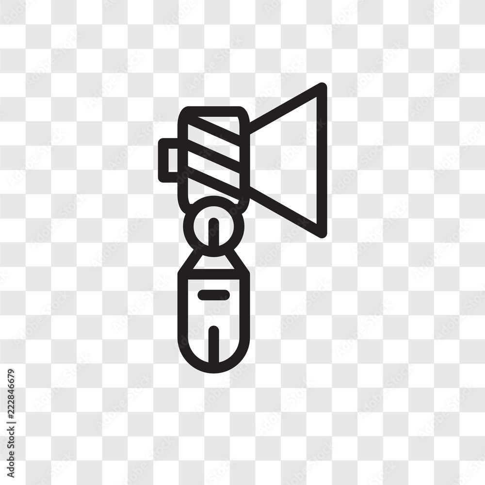 Poster axe vector icon isolated on transparent background, axe logo design