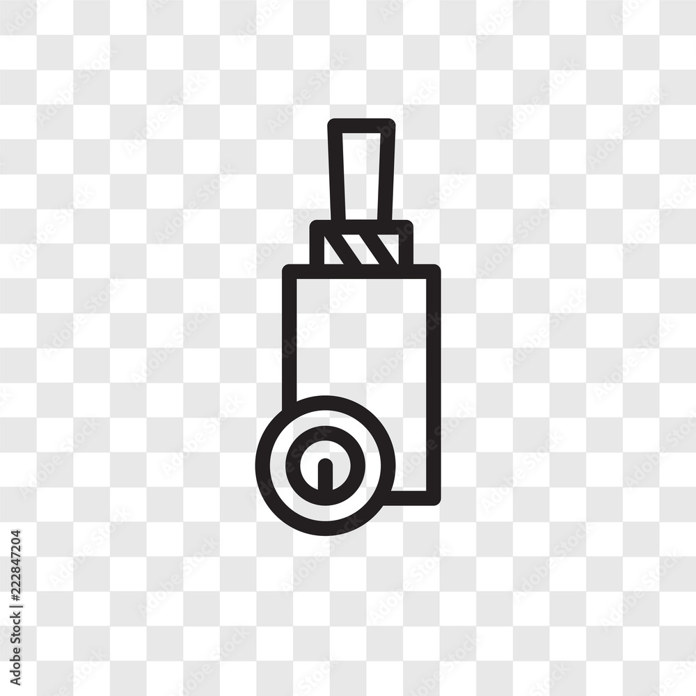 Poster chisel vector icon isolated on transparent background, chisel logo design