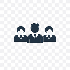 group icon isolated on transparent background. Simple and editable group icons. Modern icon vector illustration.