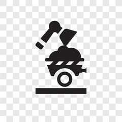 Chop vector icon isolated on transparent background, Chop logo design