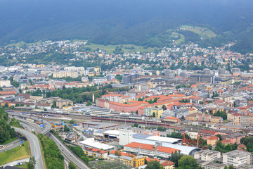 Innsbruck aerial view
