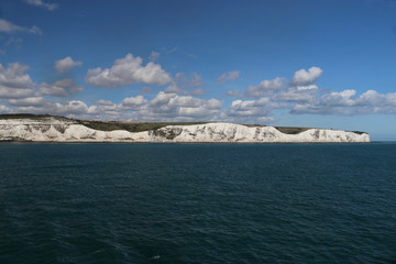 Weiße Kreidefelsen von Dover, England