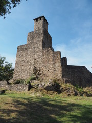 Burg Grimburg - ist eine Spornburg im Gebiet der Ortsgemeinde Grimburg in der Verbandsgemeinde...