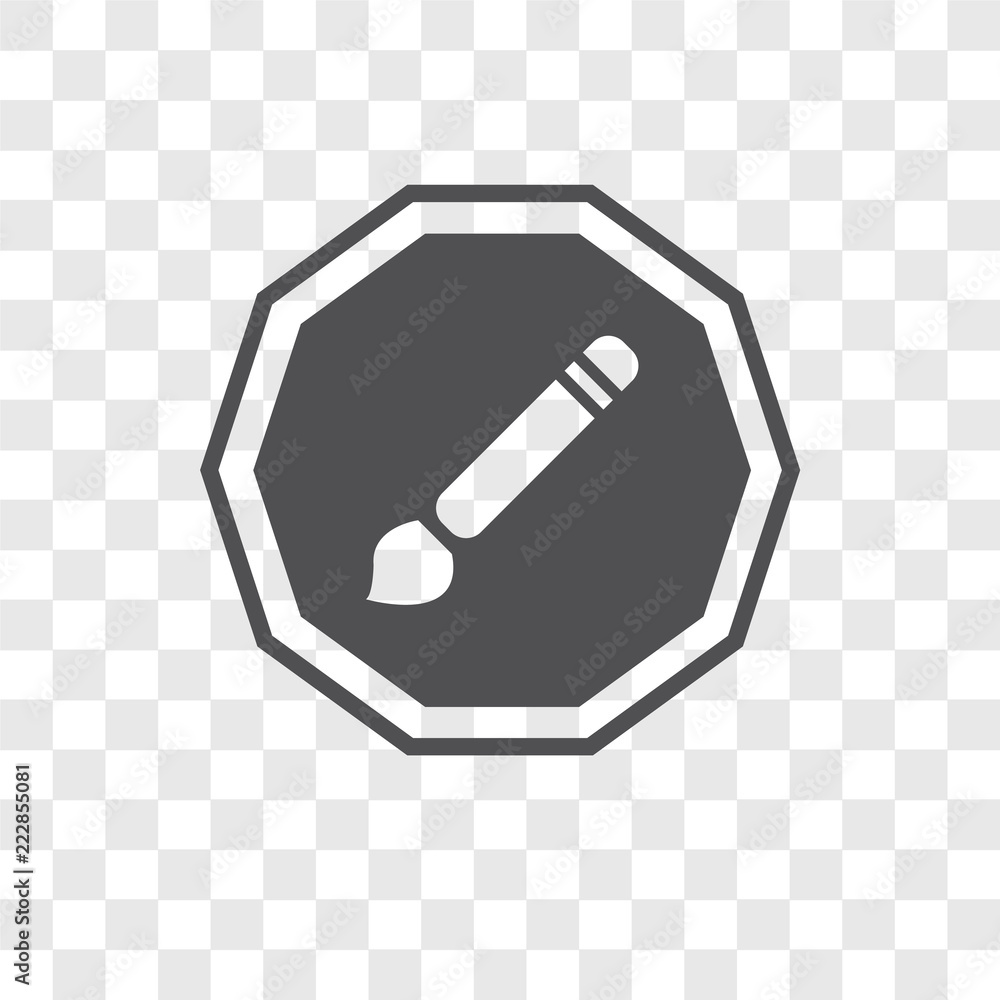 Poster compose vector icon isolated on transparent background, compose logo design
