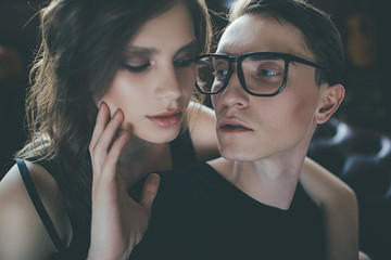 portrait of people in love