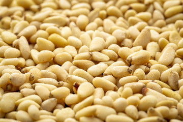 pine nuts background