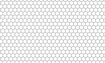 Hexagon net pattern vector background