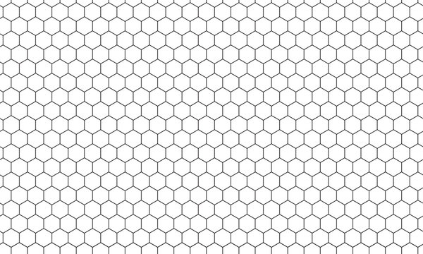 Hexagon net pattern vector background