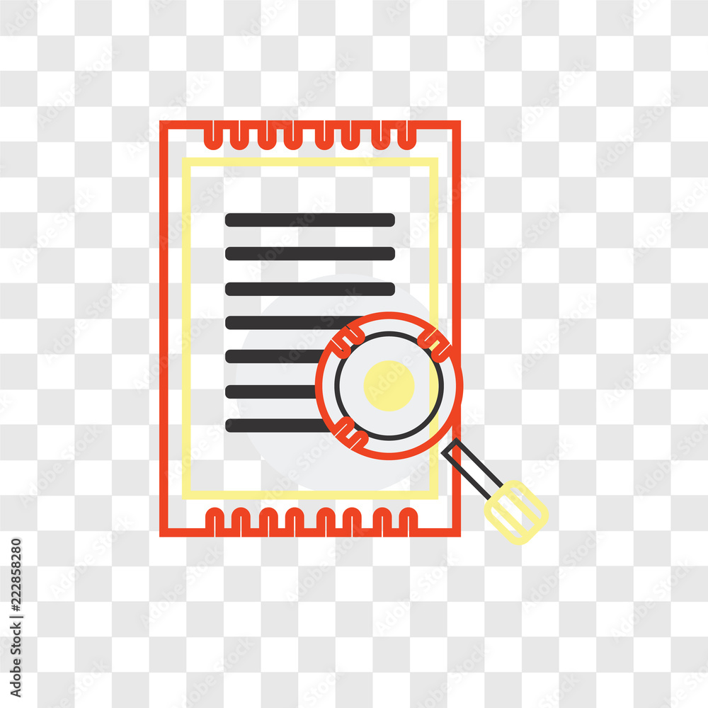 Poster archive vector icon isolated on transparent background, archive logo design
