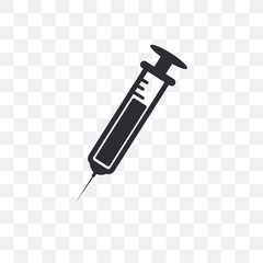 needle icon isolated on transparent background. Simple and editable needle icons. Modern icon vector illustration. - 222859463