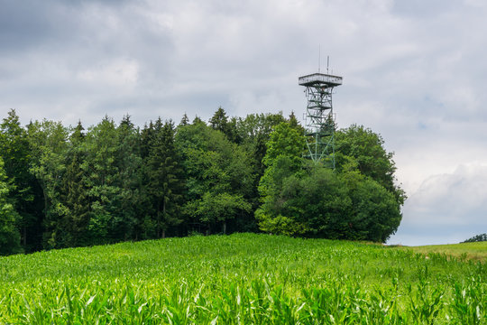 Germany, Observation tower of Gehrenberg next to Markdorf