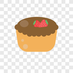 Pie vector icon isolated on transparent background, Pie logo design