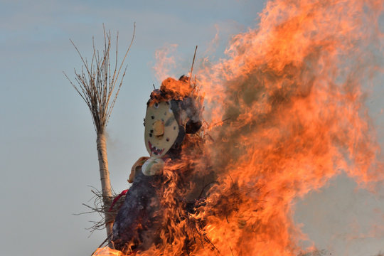 Walpurgis night, Burning of the witches - Prague, Czech republic	