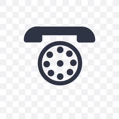 dial icon isolated on transparent background. Simple and editable dial icons. Modern icon vector illustration.