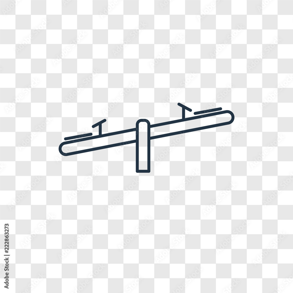 Poster layout vector icon isolated on transparent background, layout logo design