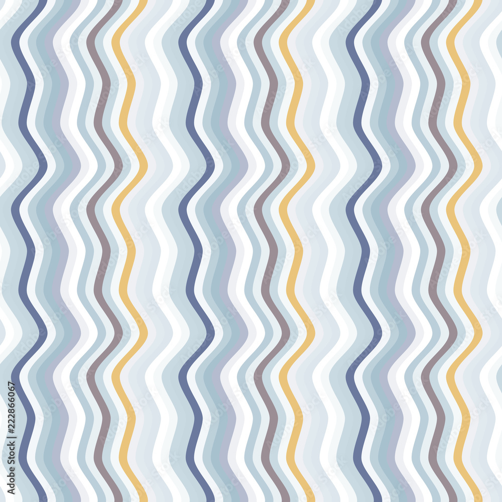 Poster seamless pattern with waves and bends. simple pattern for fabrics and wrappers. optical illusion of 