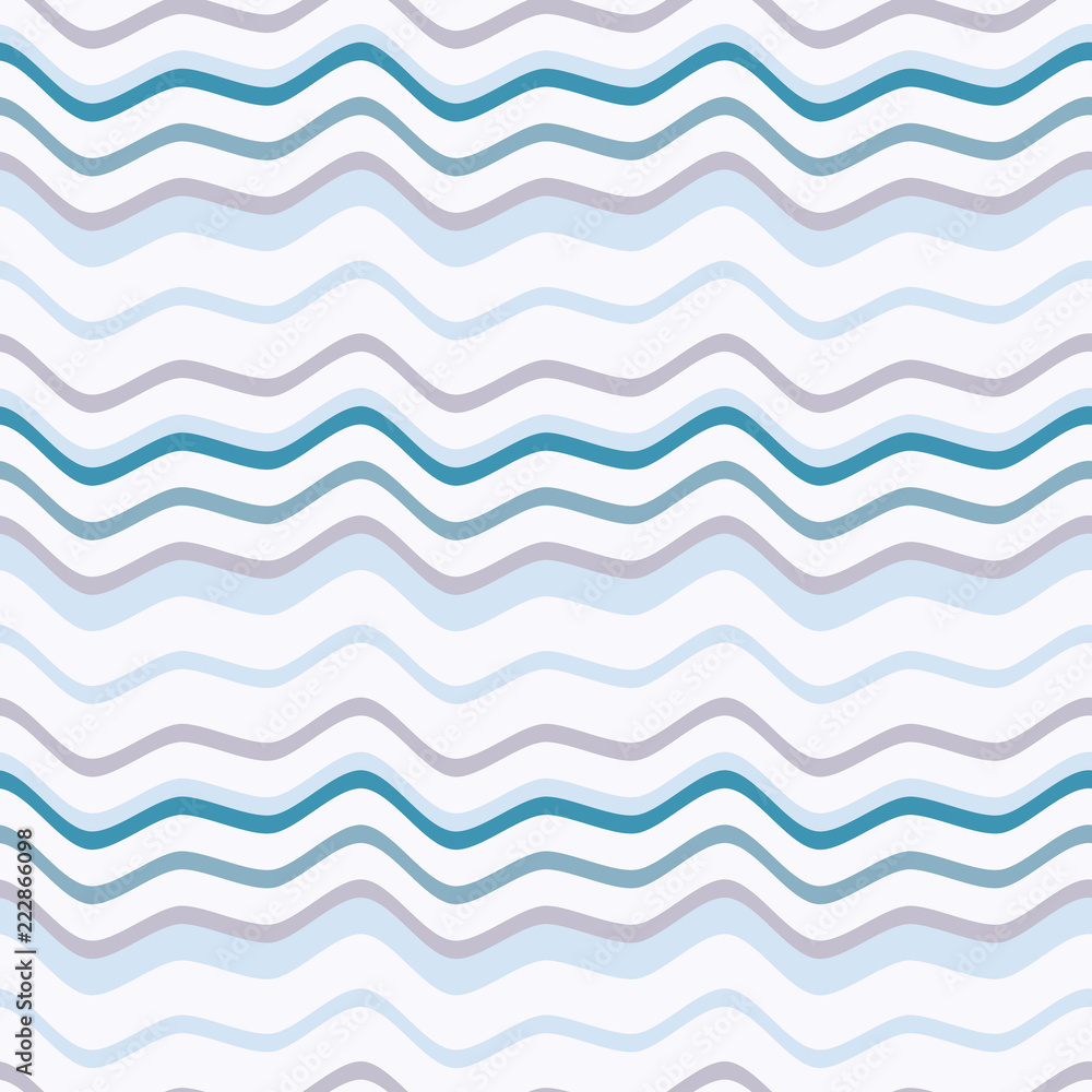 Poster seamless pattern with waves and bends. simple pattern for fabrics and wrappers. optical illusion of 