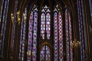 Sainte-Chapelle Church in Paris, France