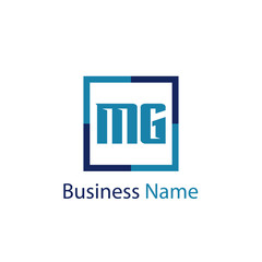 Obraz premium Initial Letter MG Logo Template Design