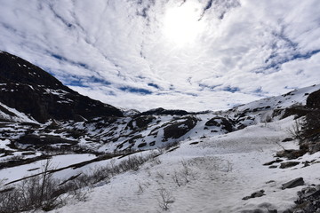 Folgefonna Gletscher Nationalpark, Norwegen