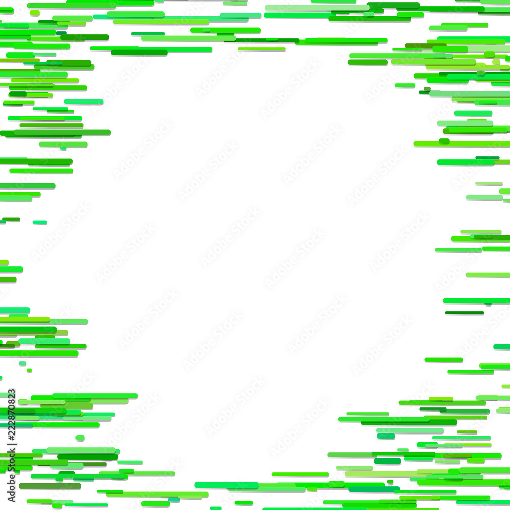 Poster blank irregular horizontal stripe background template - vector frame illustration