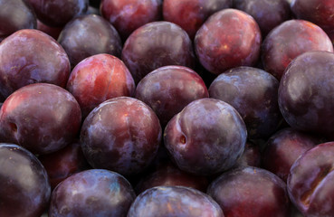 Fruit plums close-up, texture, background