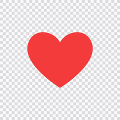 Fototapeta na wymiar Like and Heart icon. Live stream video, chat, likes. Social nets like red heart web buttons isolated on white background. Vector illustaration.