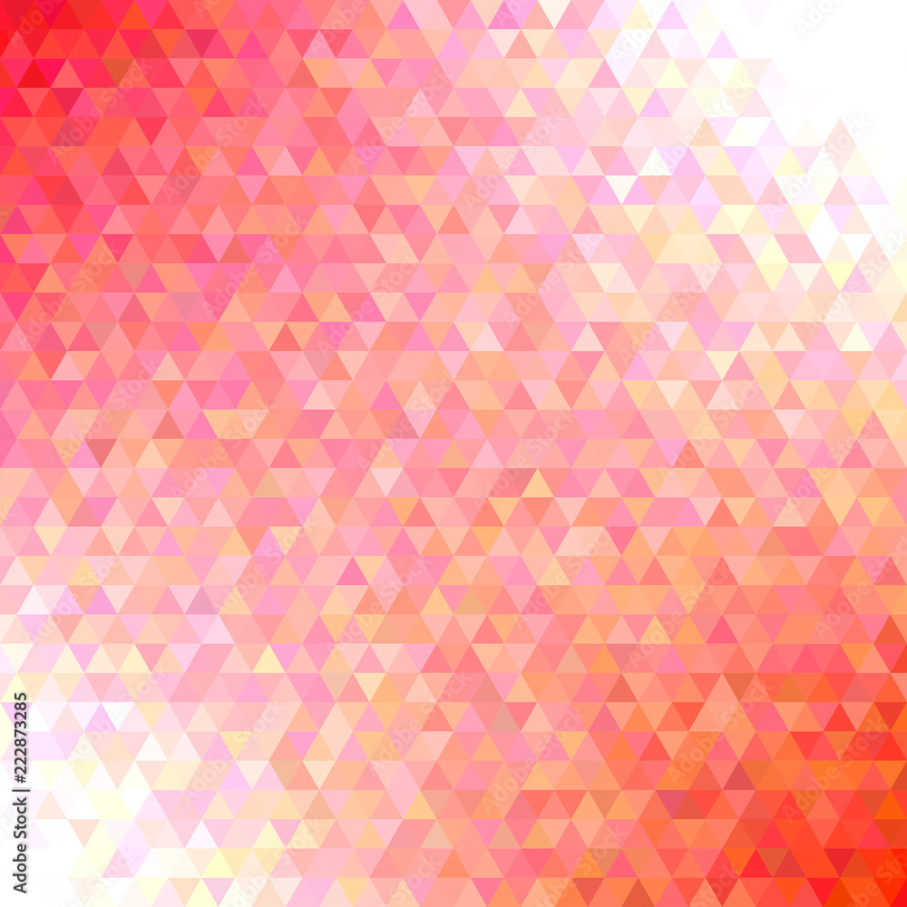 Poster abstract mosaic triangle tile pattern background - modern polygon vector graphic design from regular